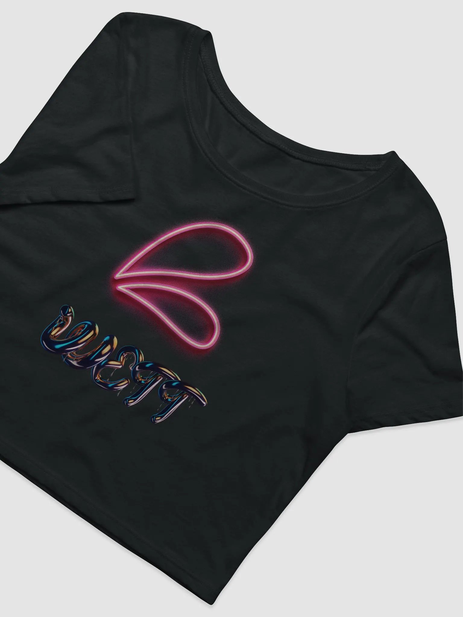 Violet Wings Crop Tee product image (8)