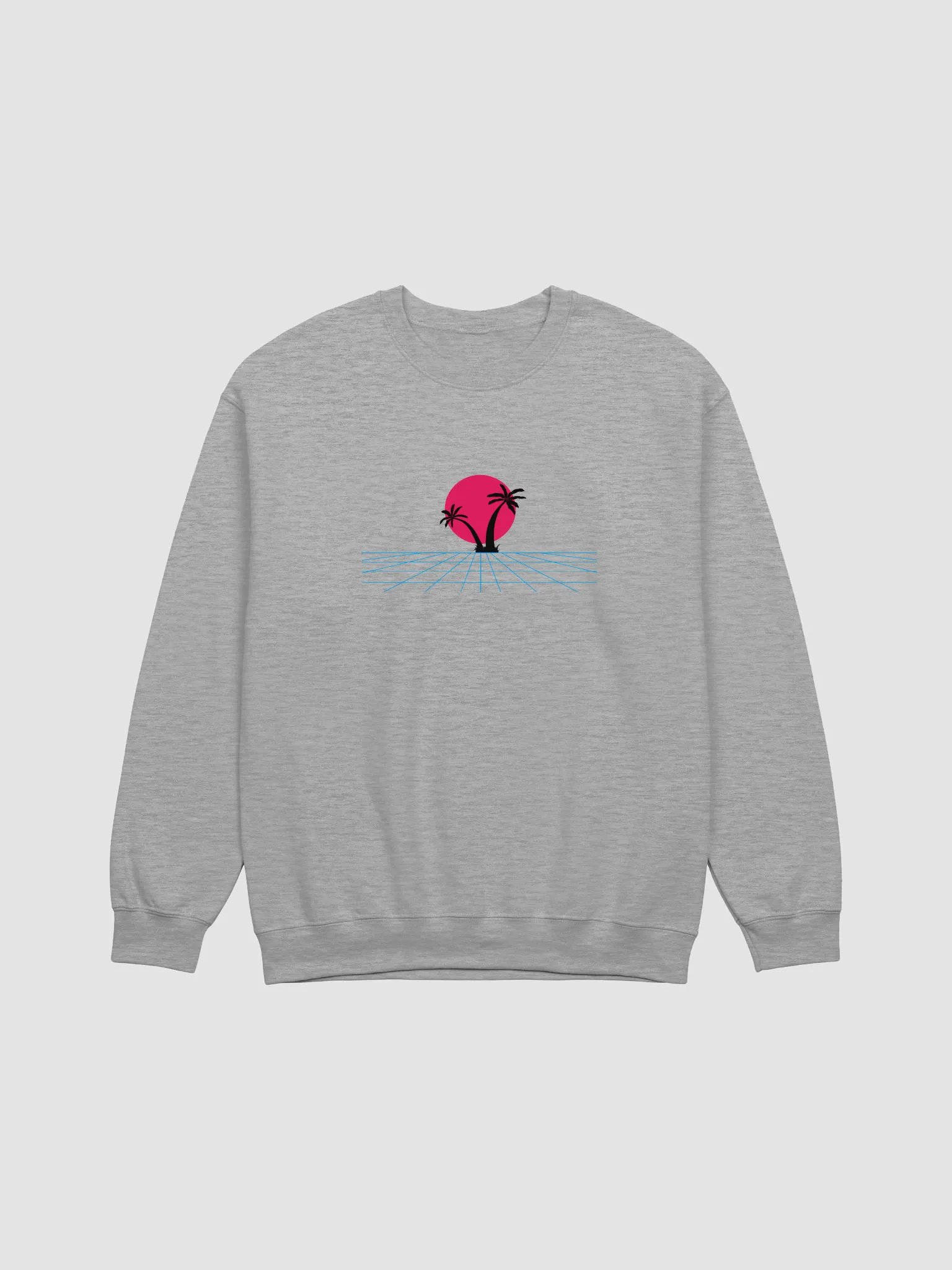 Retro Palm Sunset Crewneck product image (1)
