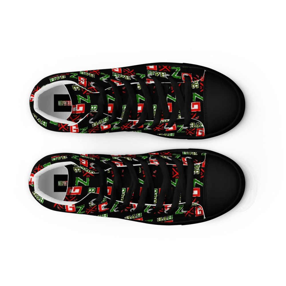 ZombfectedGaming 349 Men's High Top Shoes product image (9)