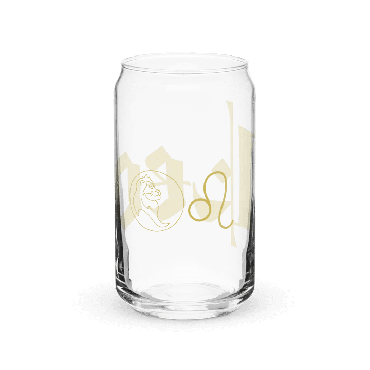 Leo Zodiac Can-Shaped Glass product image (6)