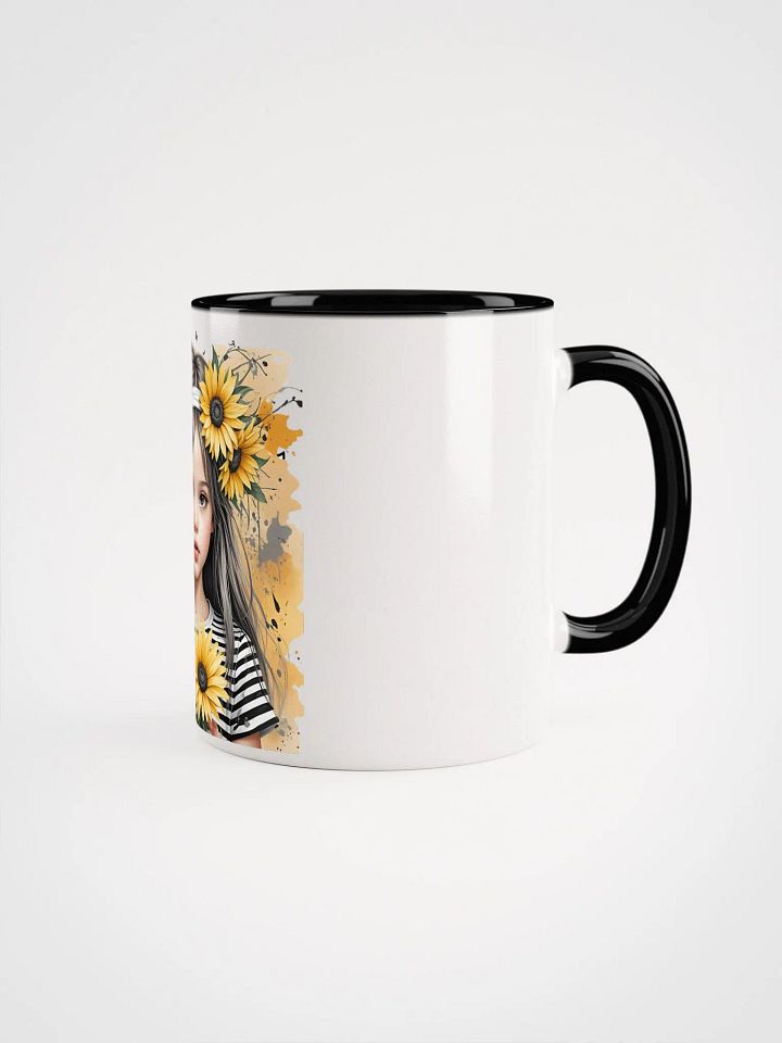 Sunflower Girl Ceramic Mug product image (1)