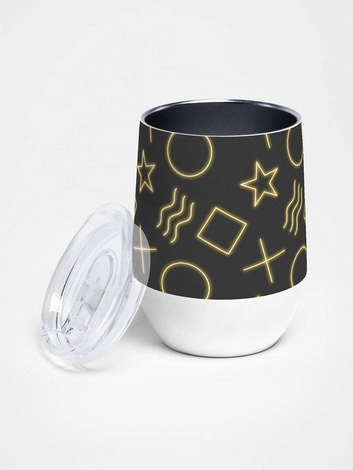 ESP Card Pattern Wine Tumbler—Goldie Edition product image (2)