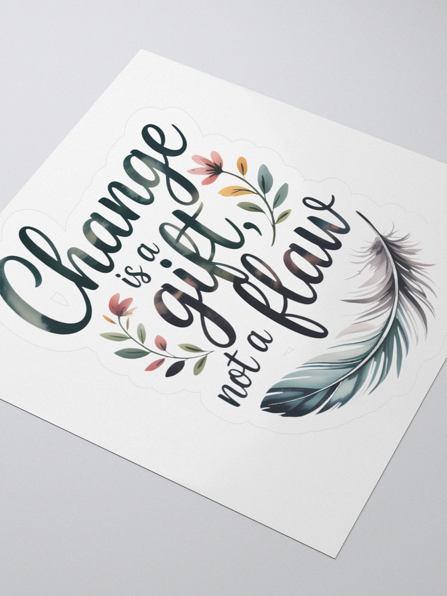 Change is a Gift Human Design Reflector Sticker product image (8)