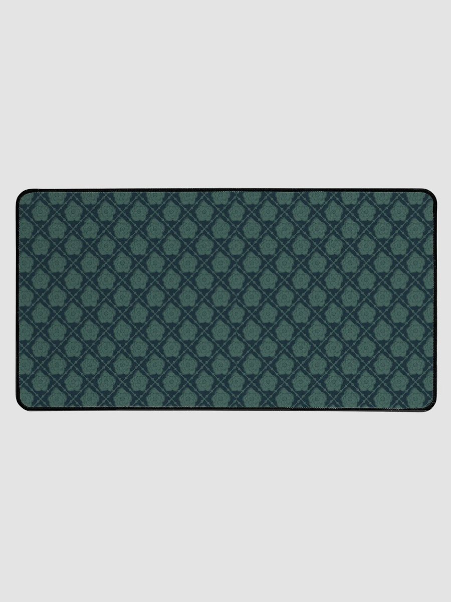Teal Haunted Hellebore Desk Mat product image (1)