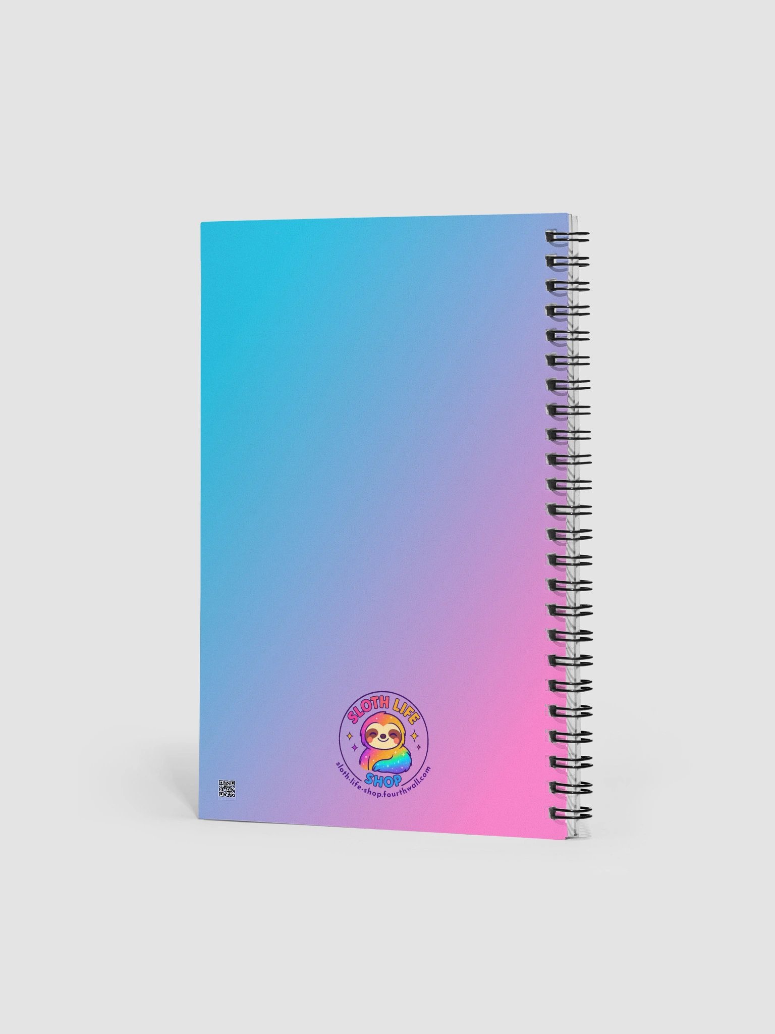 Donut Rush Me – Funny Sloth Notebook With Bubble Tea & Donut | Sloths Having Snacks Collection product image (2)