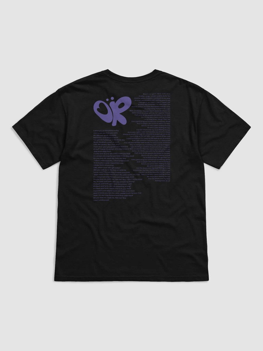 guts tour lyric shirt making the bed x 1 step forward, 3 steps back product image (3)