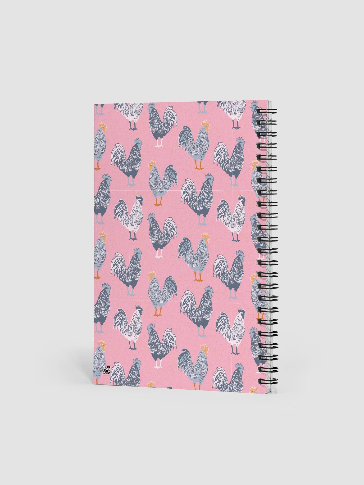 Maui Pink Roosters Spriral Notebook product image (2)