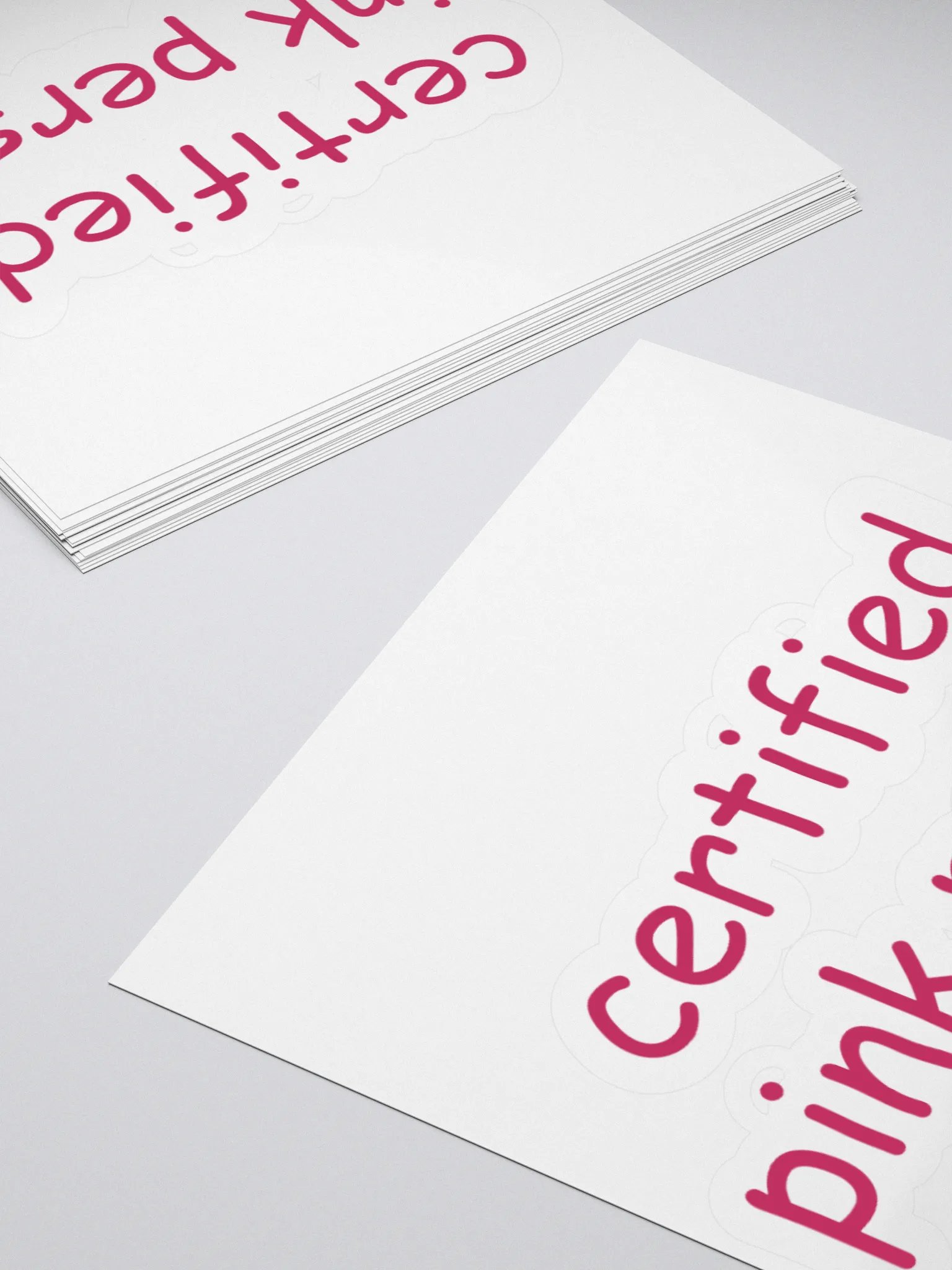 Certified Pink Person Sticker product image (8)