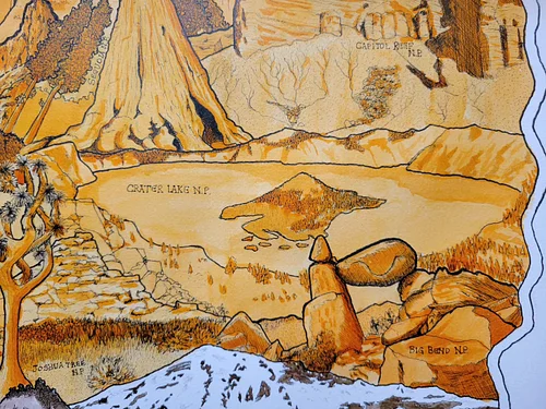 Inktober National Park Project - day 28: #craterlakenationalpark
.
.
#art #inktober #ink #inkart #inkdrawing #drawing #draw #...