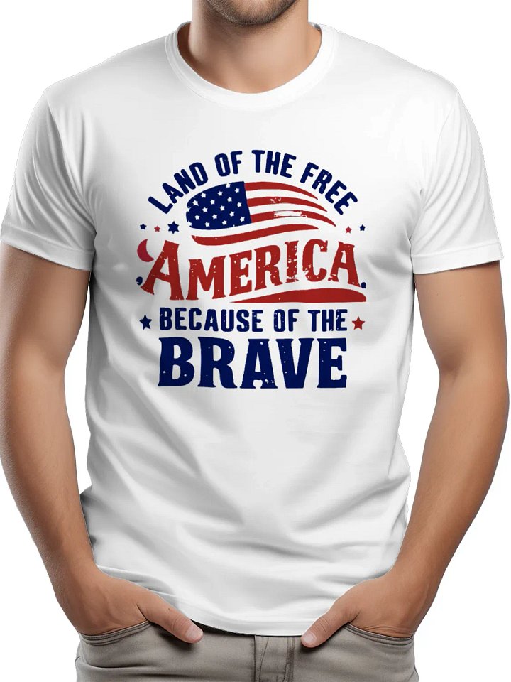 Land Of The Free Because Of The Brave Shirt product image (1)
