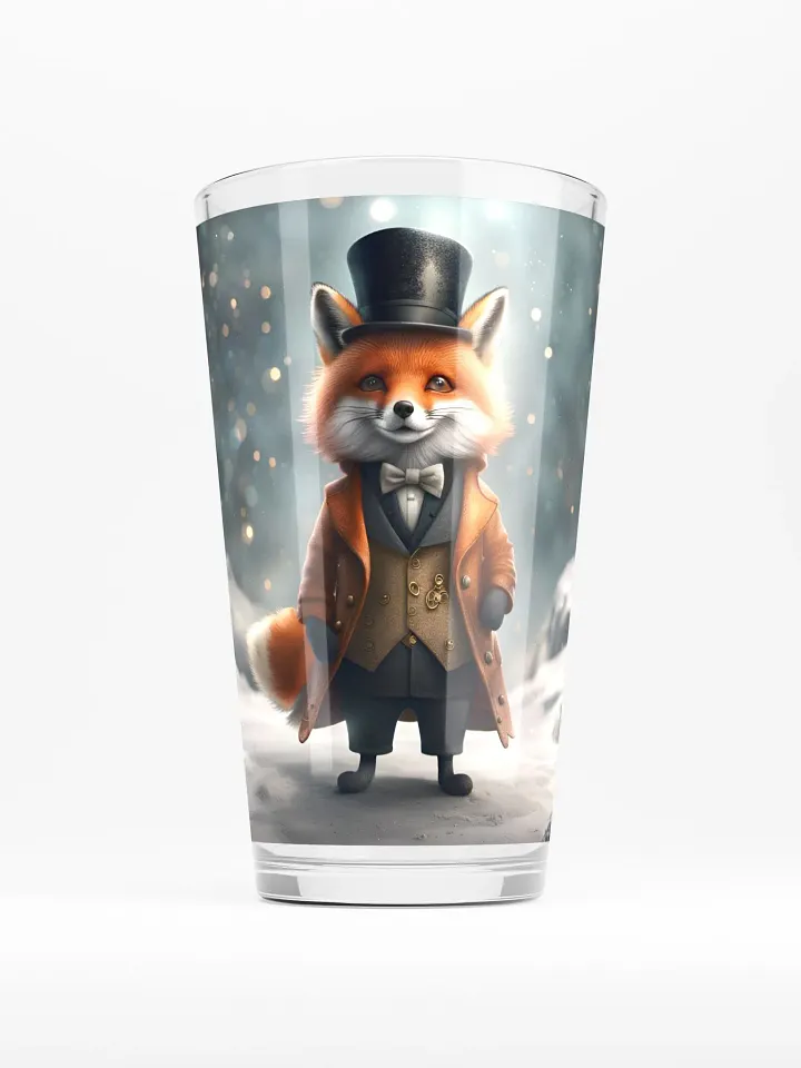 Smart Dressed Fox Pint Glass product image (1)