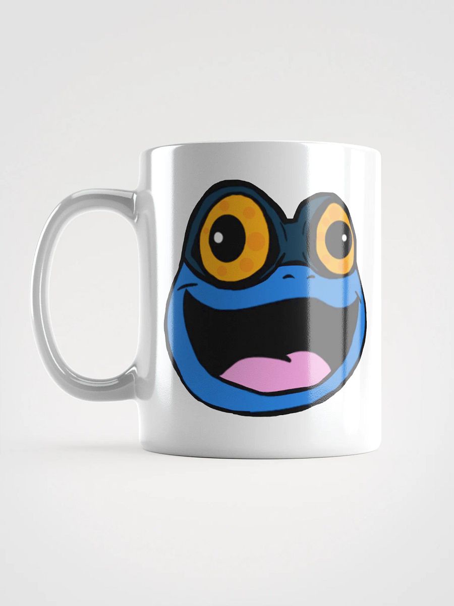 Fabulous Frogman Logo + Meme Face White Mug product image (16)