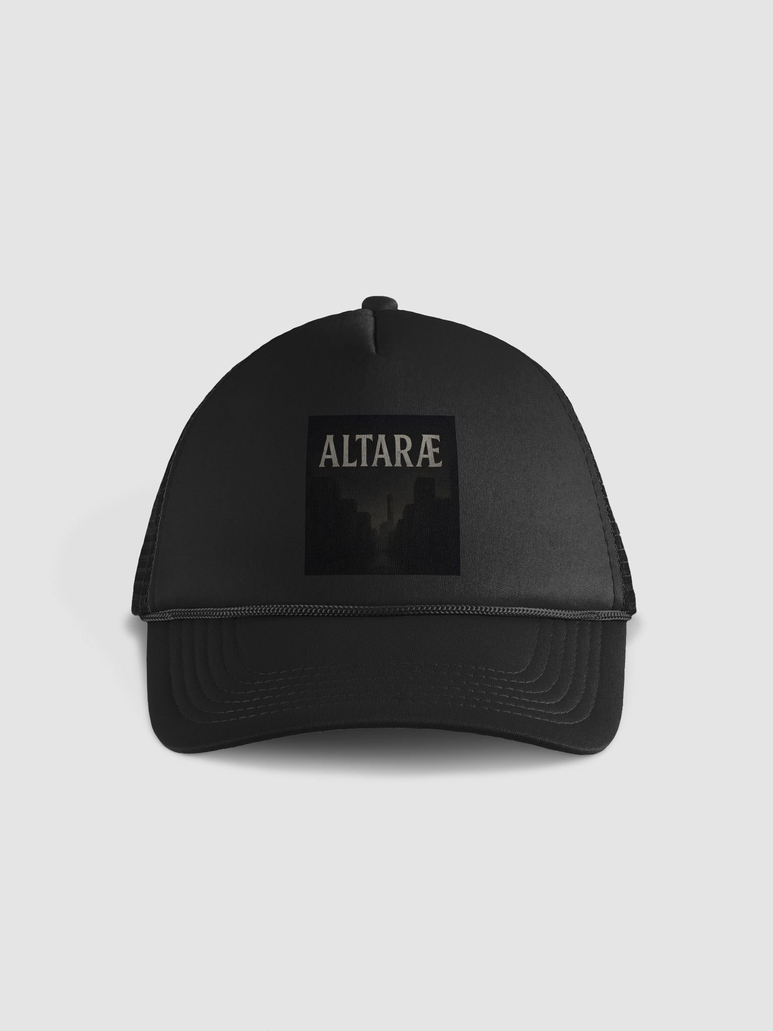 ALTARÆ “House of Dead” Trucker Hat – Blackout Edition product image (1)