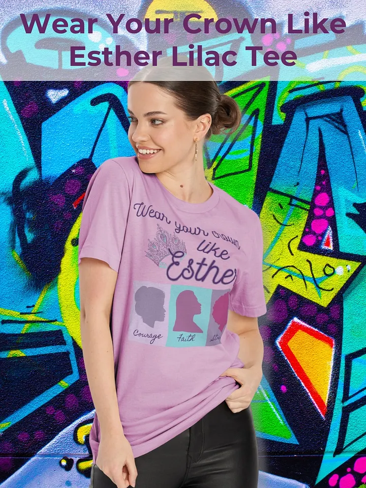 Wear Your Crown Like Esther Inspirational Super-Soft Tee product image (1)