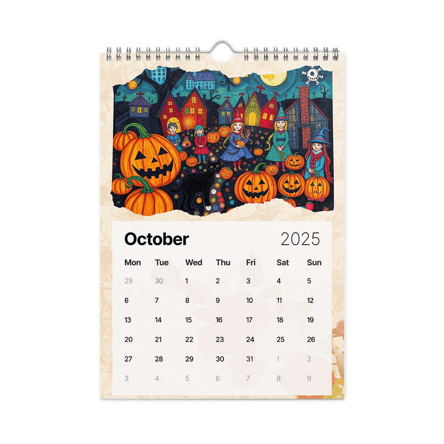 FOLK ART WALL CALENDAR 2026 product image (12)