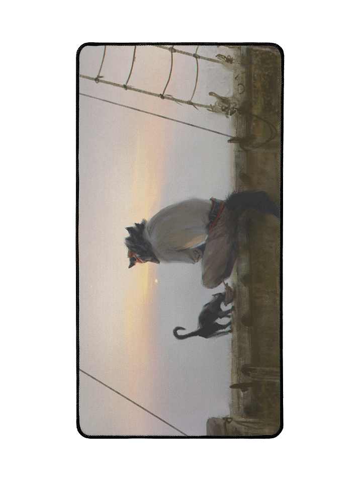 Deskmat - Wolf Feeding Cat product image (2)