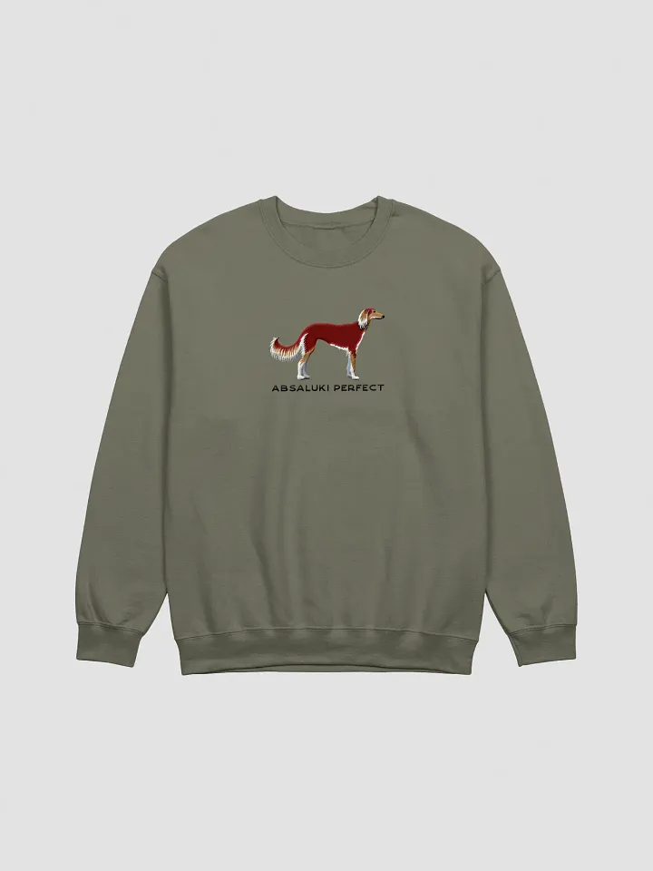 Absaluki Perfect Sweatshirt (Embroidered) of a Saluki(Chocolate) product image (7)