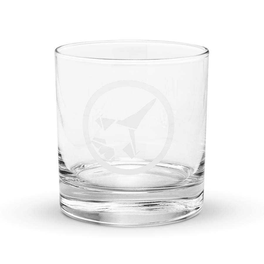 PilotPhotog Rocks Glass – “In Thrust We Trust” product image (3)