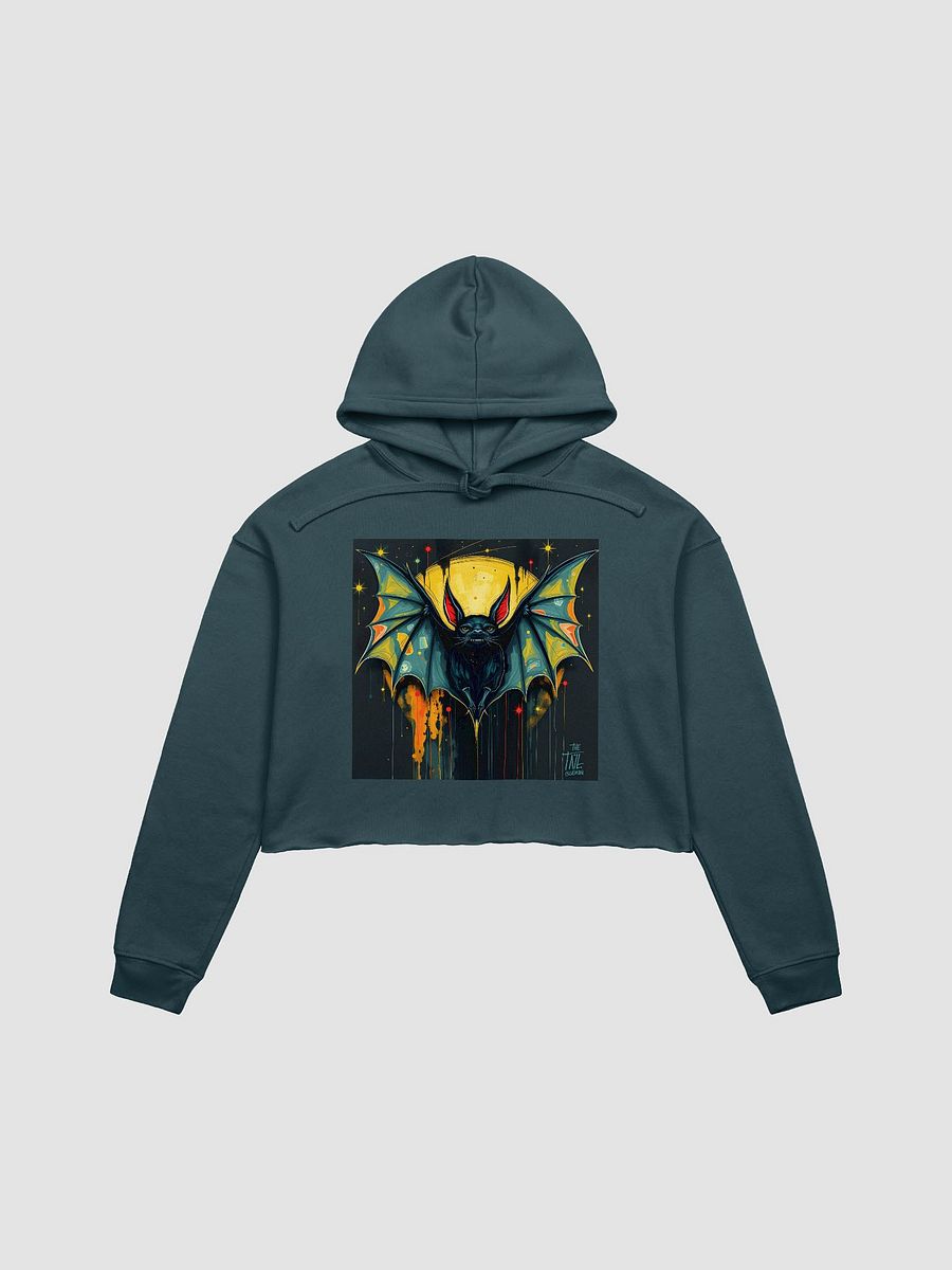 Pop art bat, Cozy Chic Crop Hoodie product image (1)