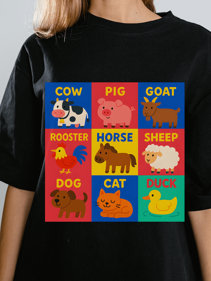 Animal Grid Vibes Heavyweight Tee product image (1)
