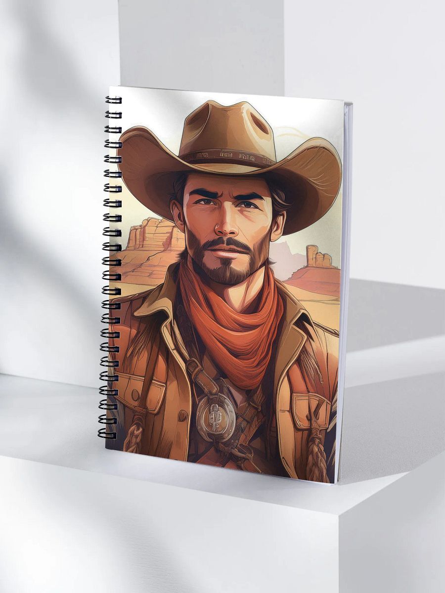 Spiral Notebook male cowboys product image (4)