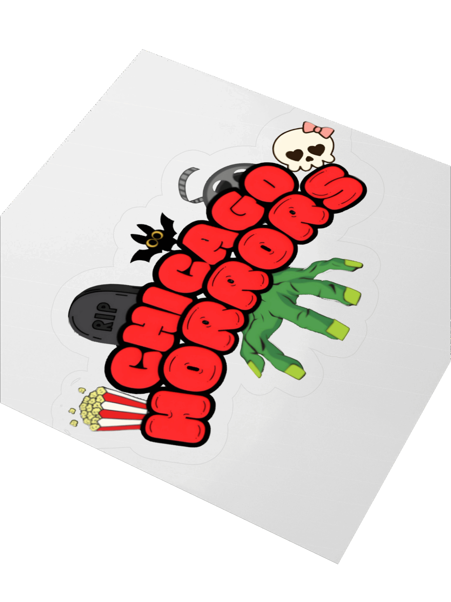 Chicago Horrors Logo Sticker product image (3)