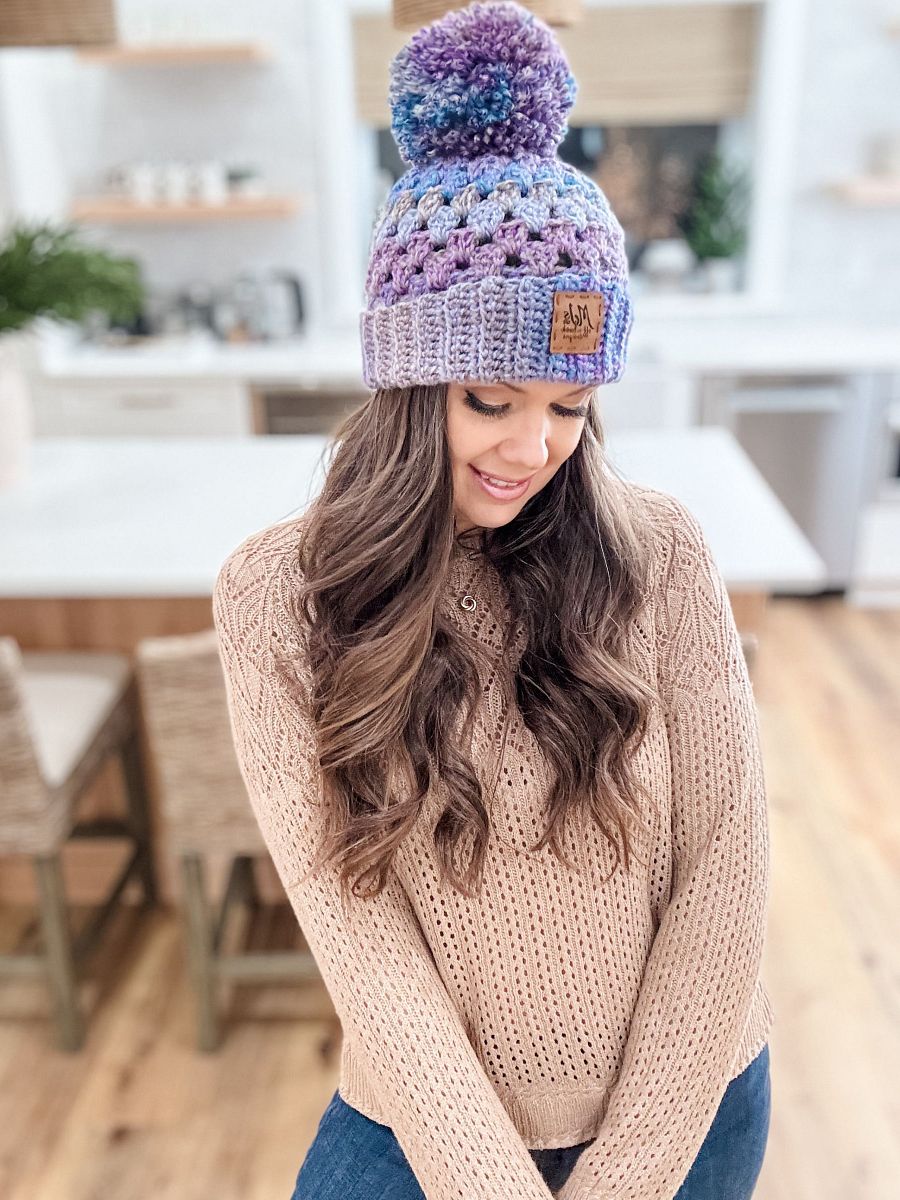Chunky Granny Hat Crochet Pattern product image (8)