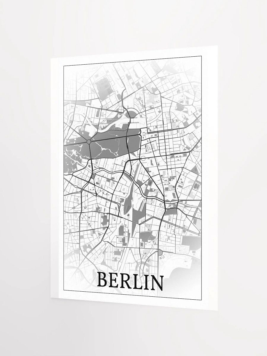 Berlin, Germany, city map print product image (10)