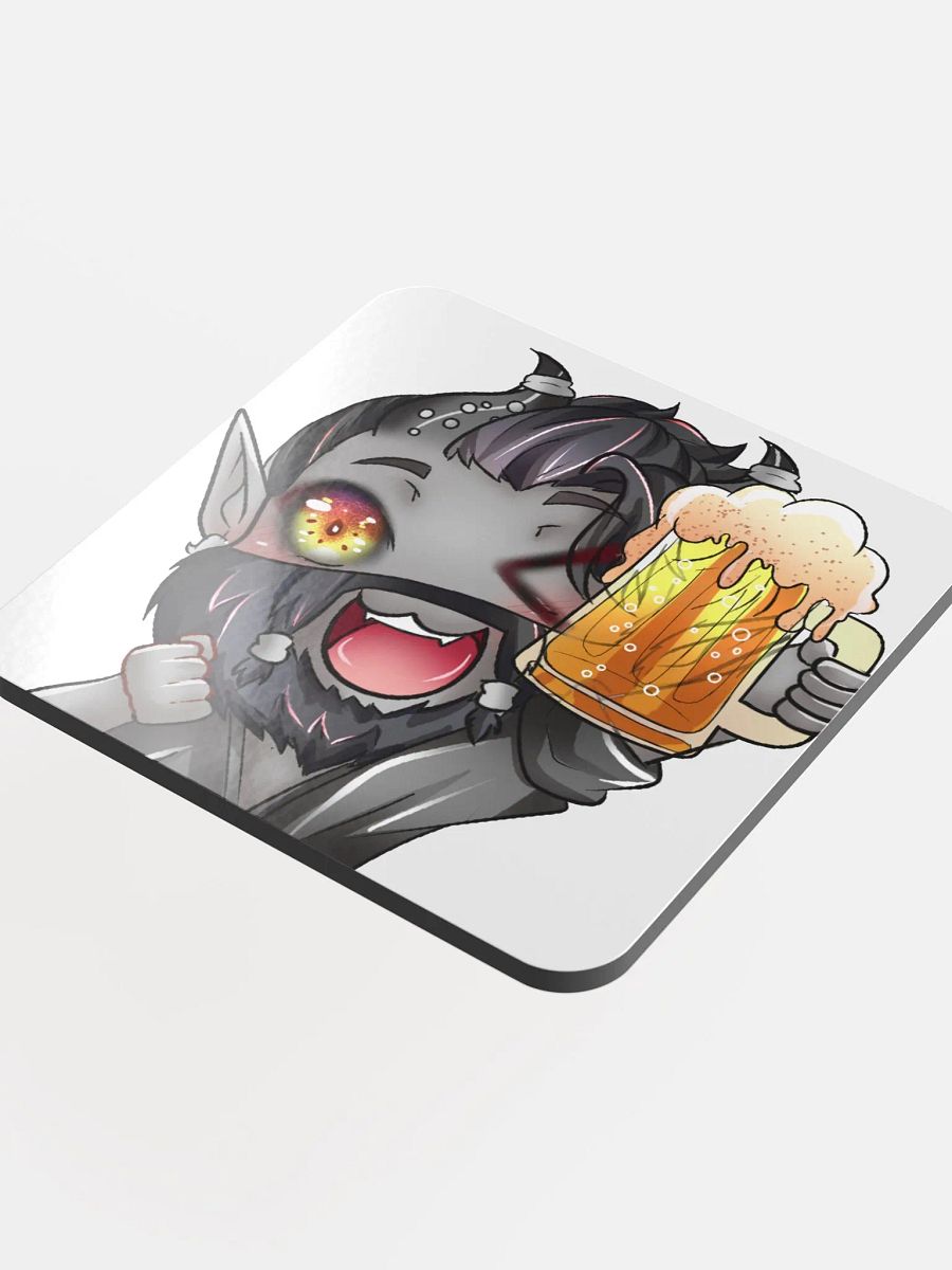 Drink up Syn emote Glossed Cork Coaster product image (4)