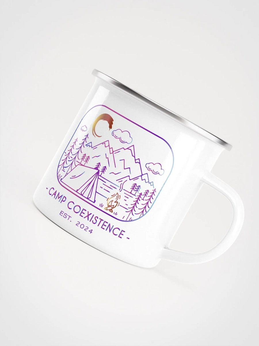 Camp CoExistence Enamel Mug product image (1)