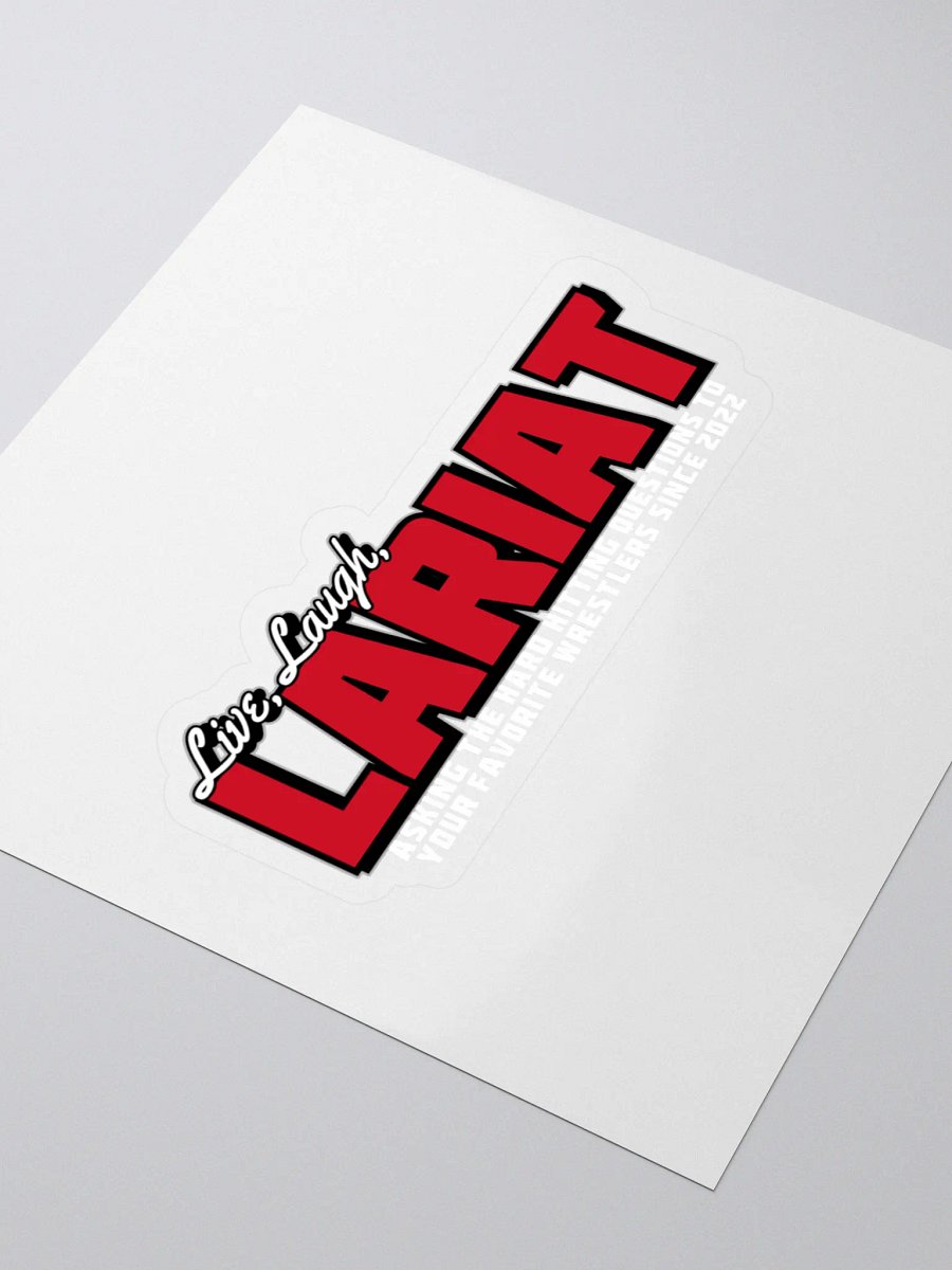 Live, Laugh, Lariat Sticker product image (3)