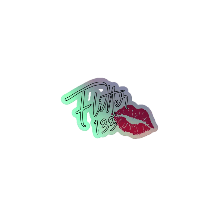 Flitter133 Holographic Lipstick Kiss Sticker product image (1)