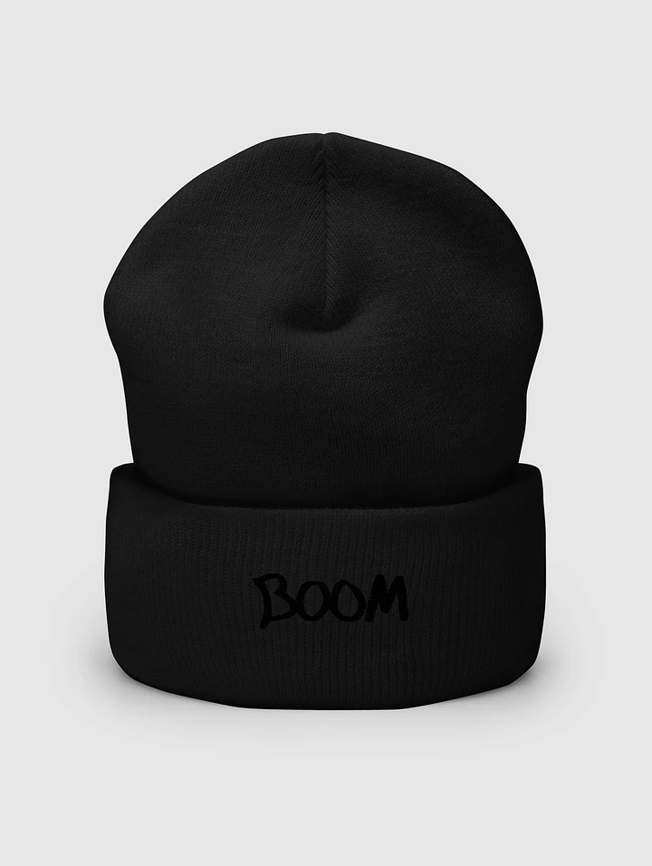 BOOM Stealth Embroidered Beanie product image (1)