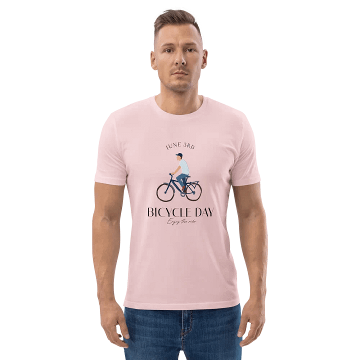 'June 3rd Bicycle Day Organic Cotton Tee product image (2)