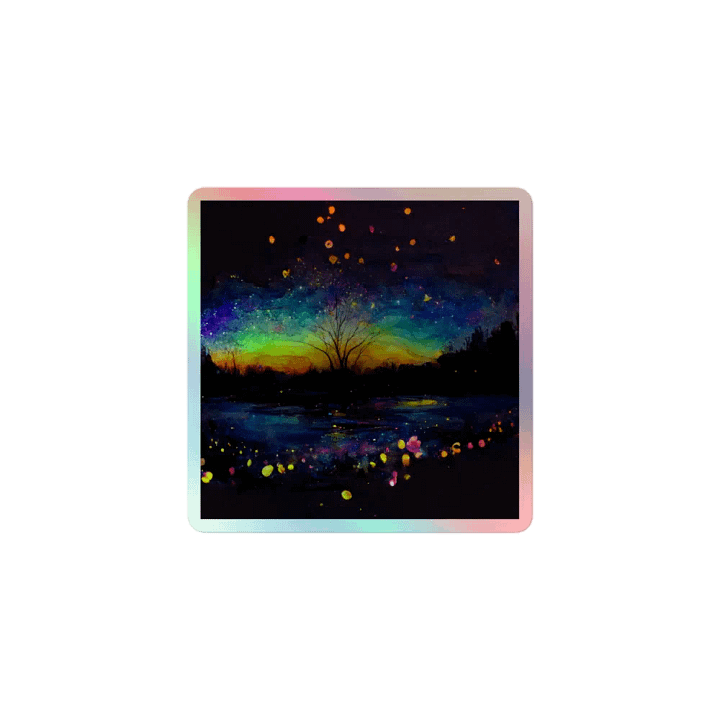 Aurora Dreams Holographic Sticker Sheet product image (1)