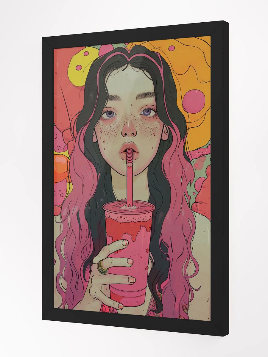 Smoothie Groove - Pop Art Framed Poster product image (2)