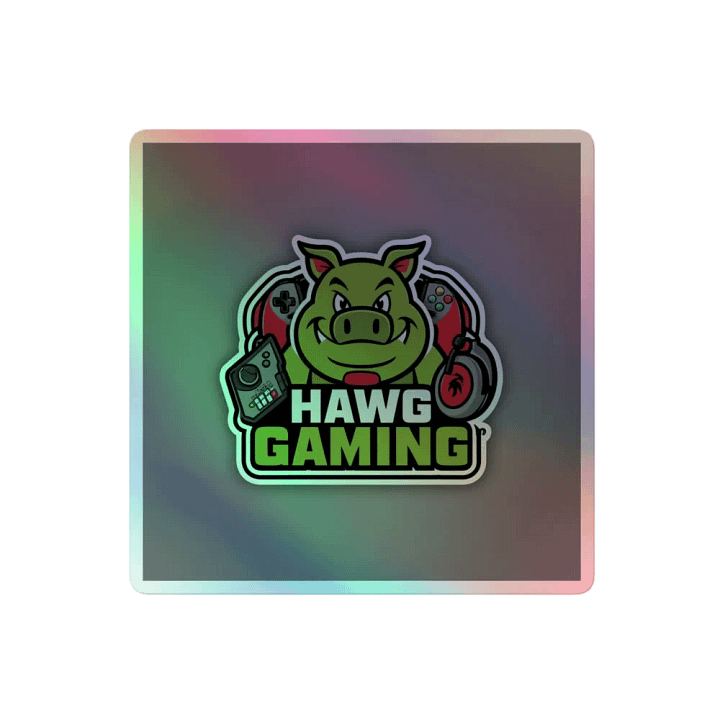 Mischievous HAWG Gaming Holographic Sticker product image (2)