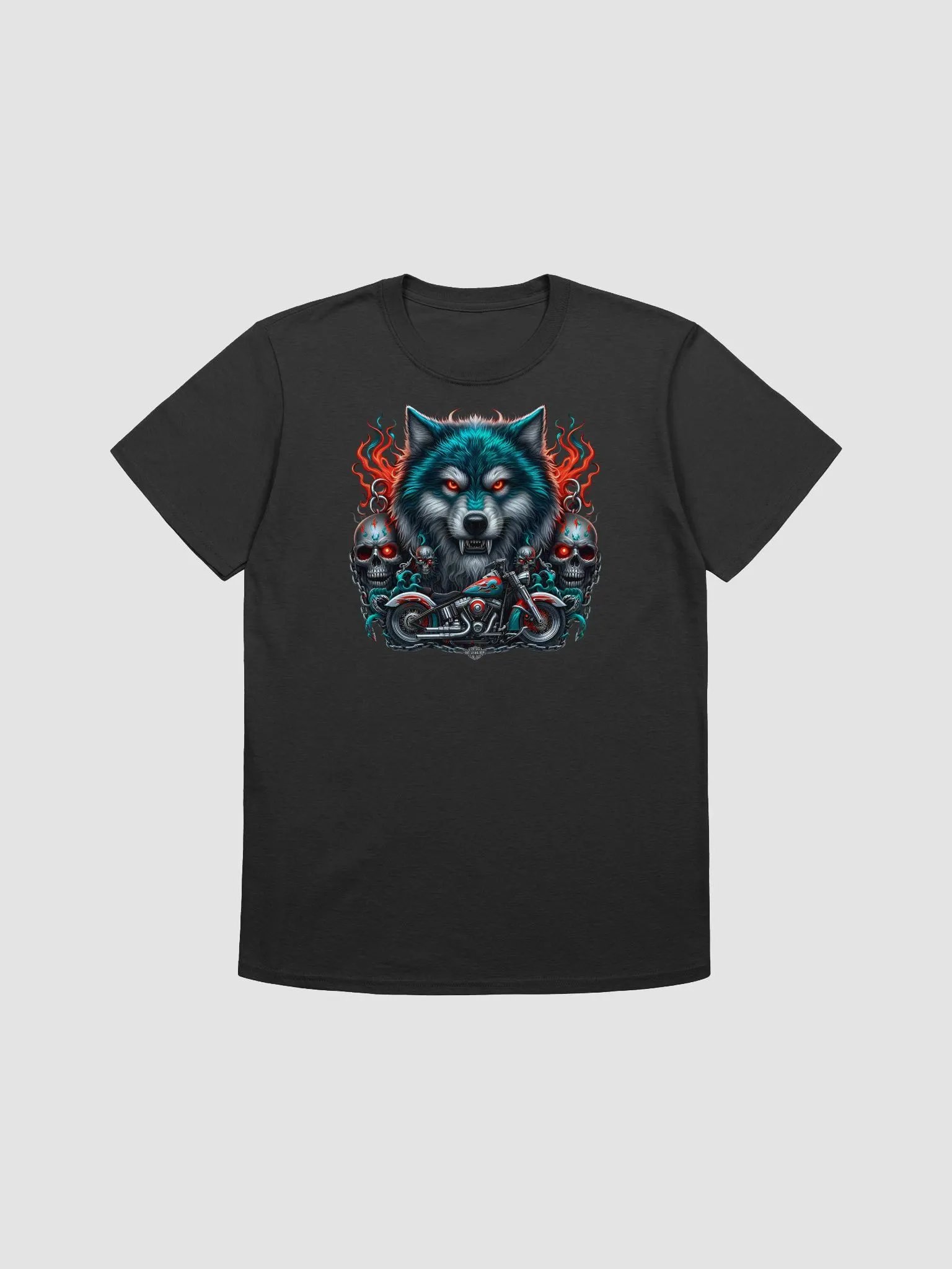 Inferno Wolf Biker Tee #6 product image (1)