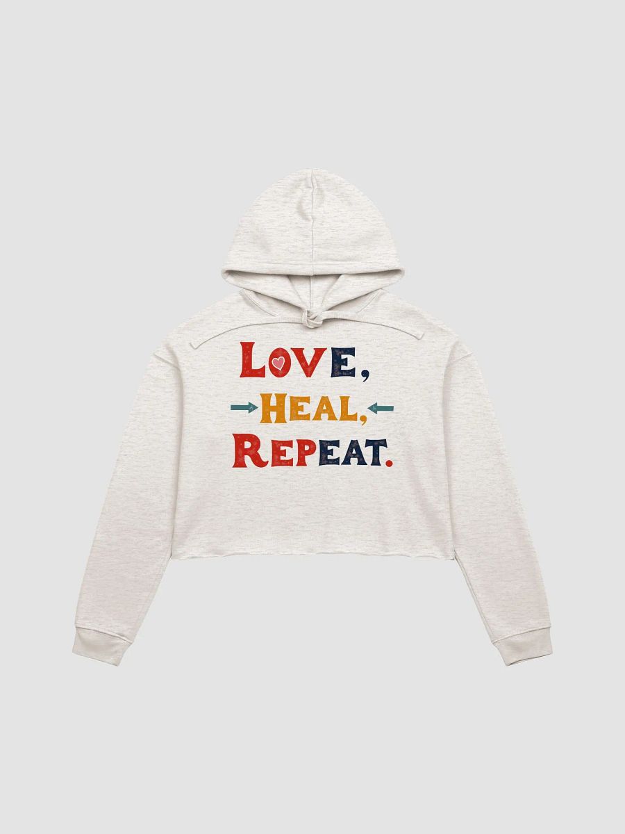Love, Heal, Repeat Crop Hoodie product image (4)