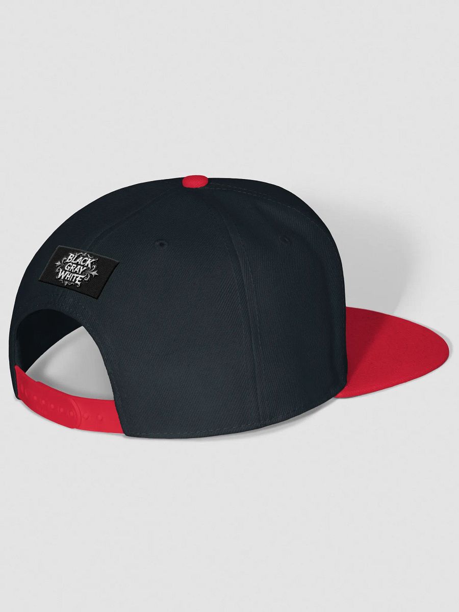 Vintage Style Snapback Cap - Black Gray White product image (11)