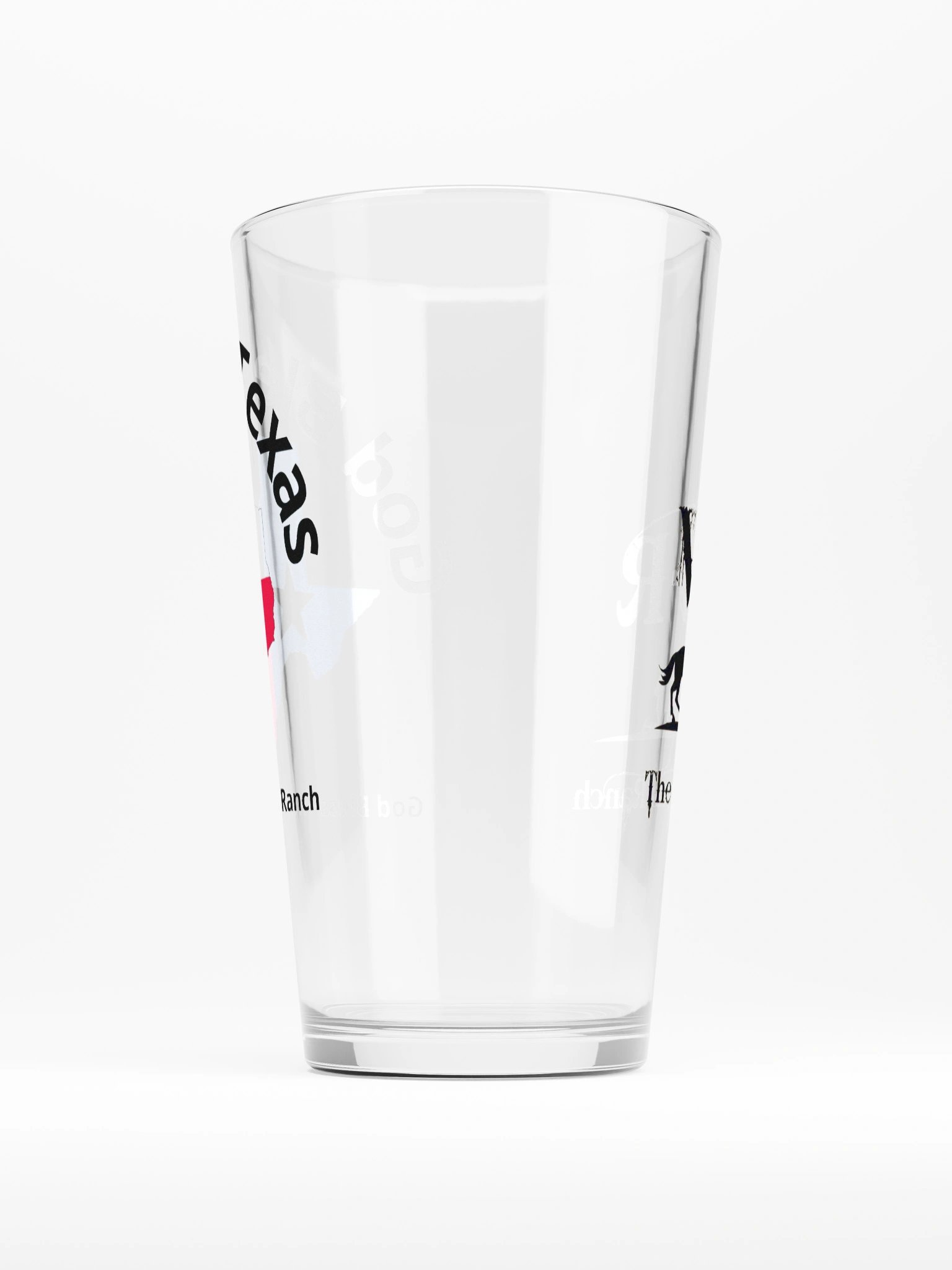 God Bless Texas Pint Glass product image (4)