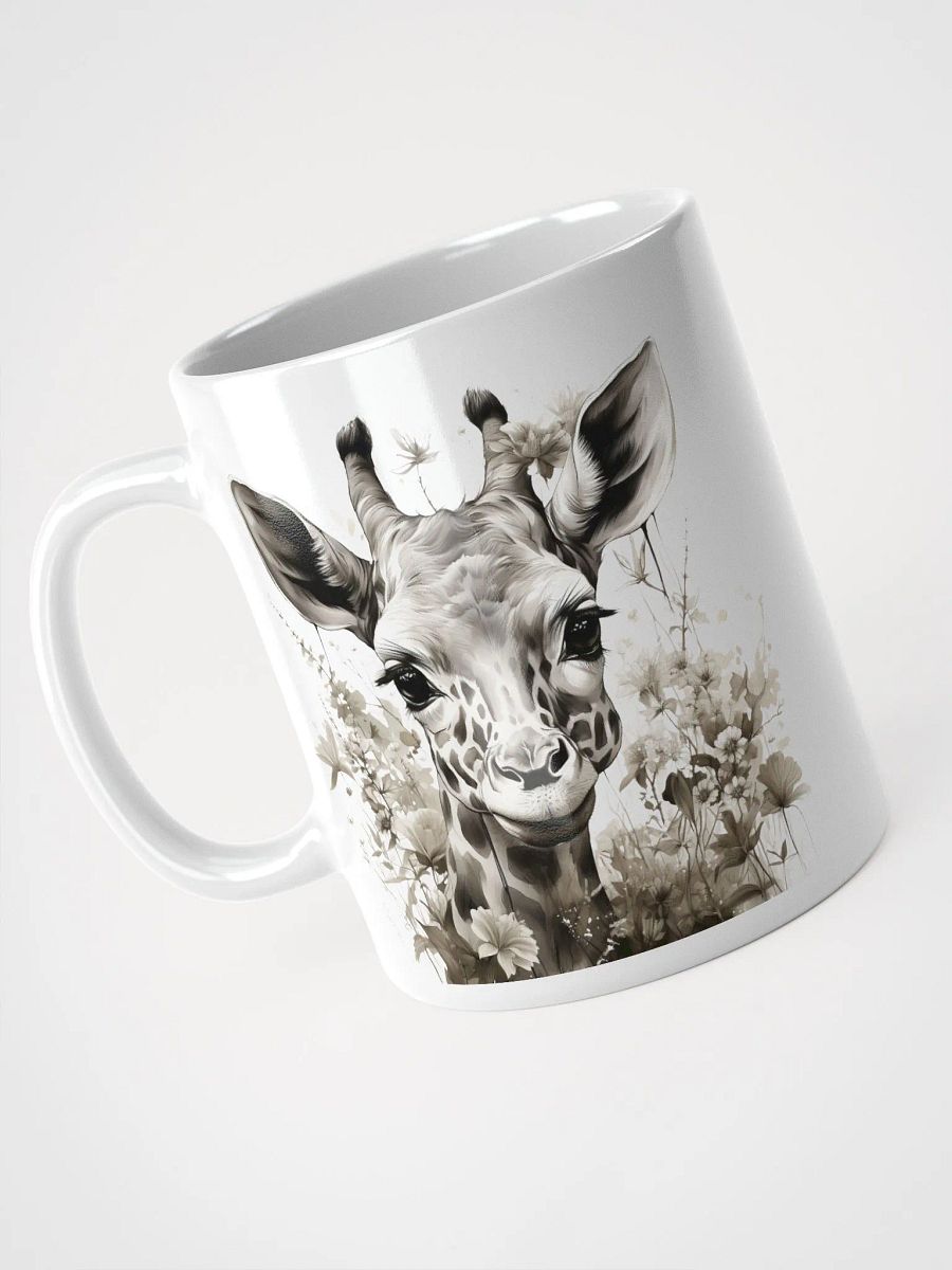 Mirrored Giraffes Floral Mug product image (8)