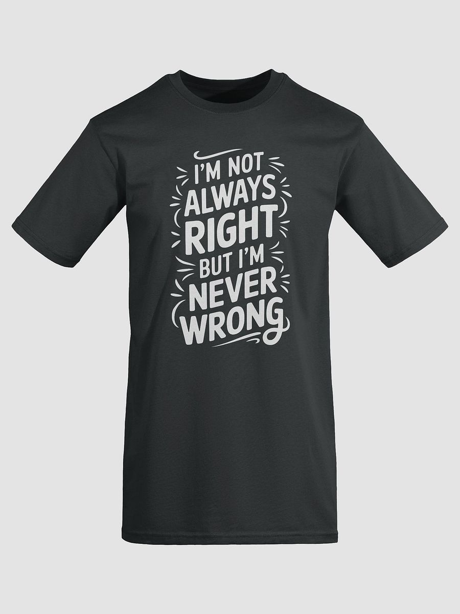 Never Wrong Typography Men's Tee product image (1)