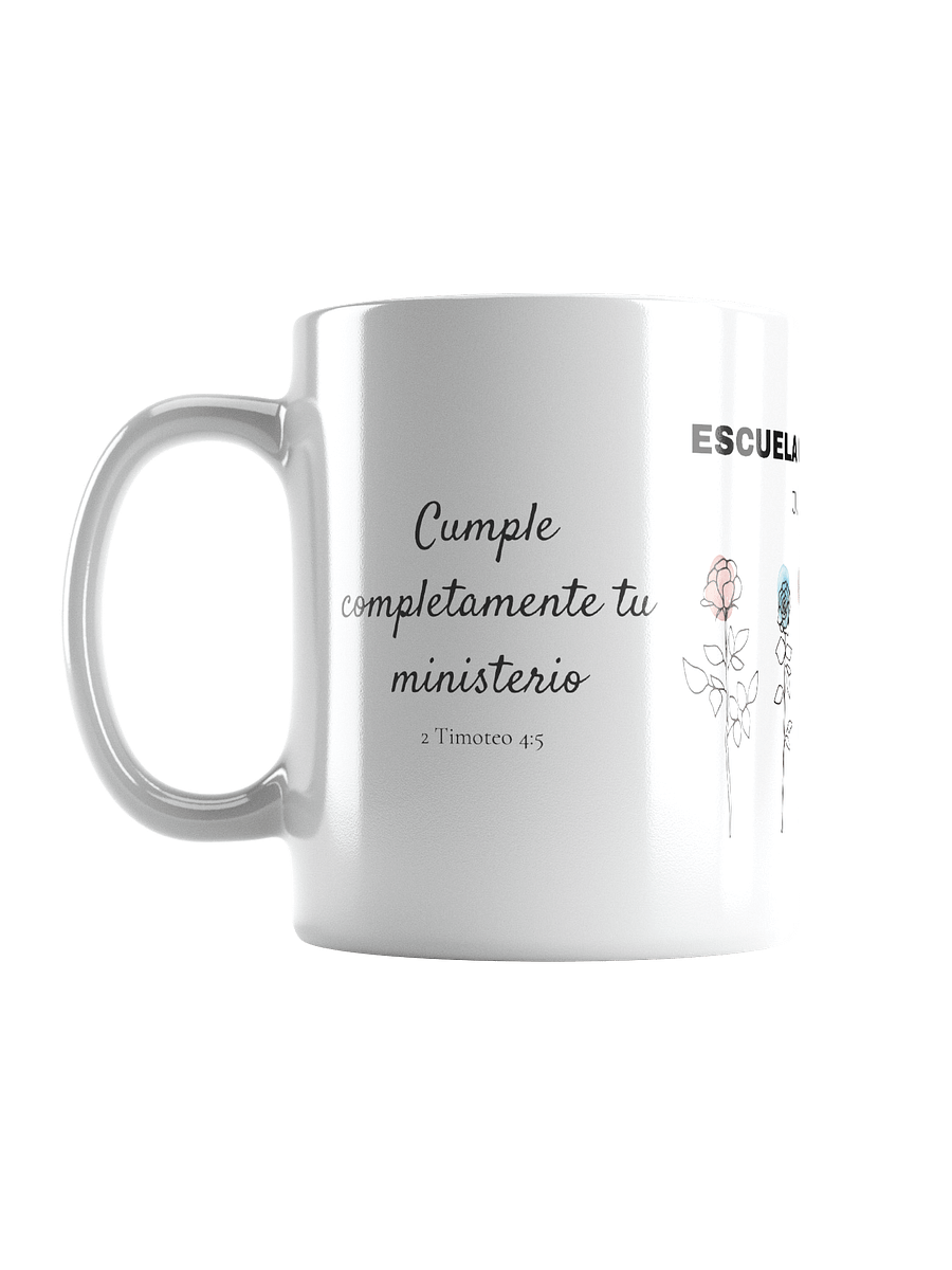 TAZA ESCUELA DE PRECURSOR 2025 FLORAL CON MARIPOSA – EDICIÓN ESPECIAL “ESTELA” product image (3)