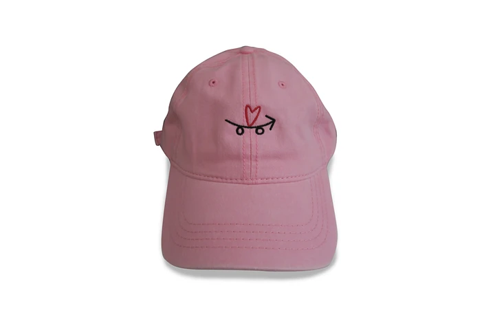 logo hat pink product image (1)