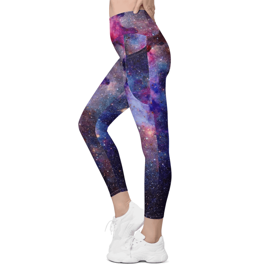 Leggings mit Allover-Print und Taschen, Galaxy1 product image (11)