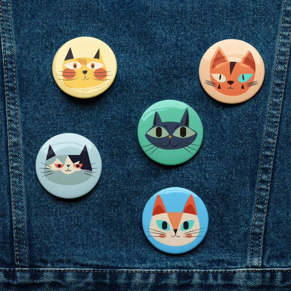 Pin Buttons Collection 5 (5 pcs) product image (2)