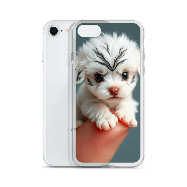 Tiny Puppy Love Clear iPhone® Case product image (51)