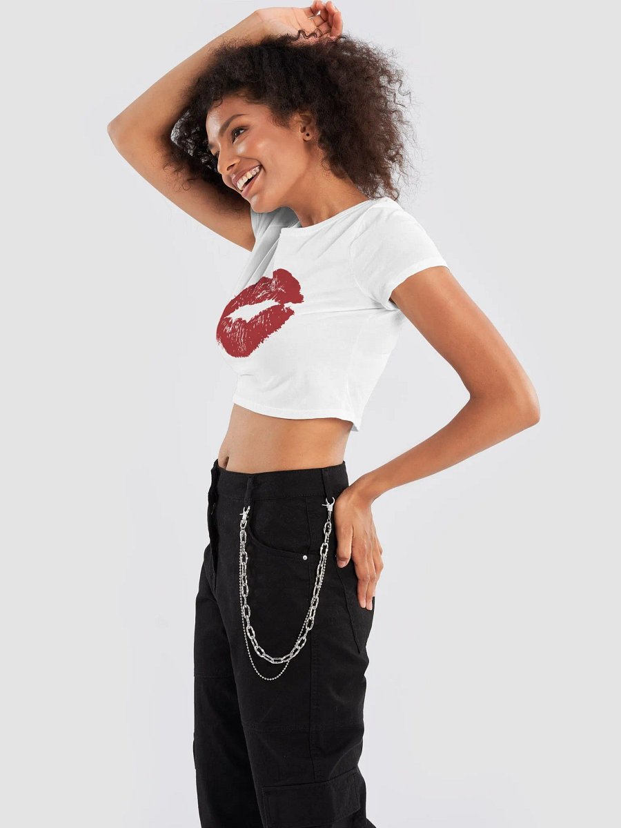 Lipstick Kiss Women's Crop Tee product image (10)