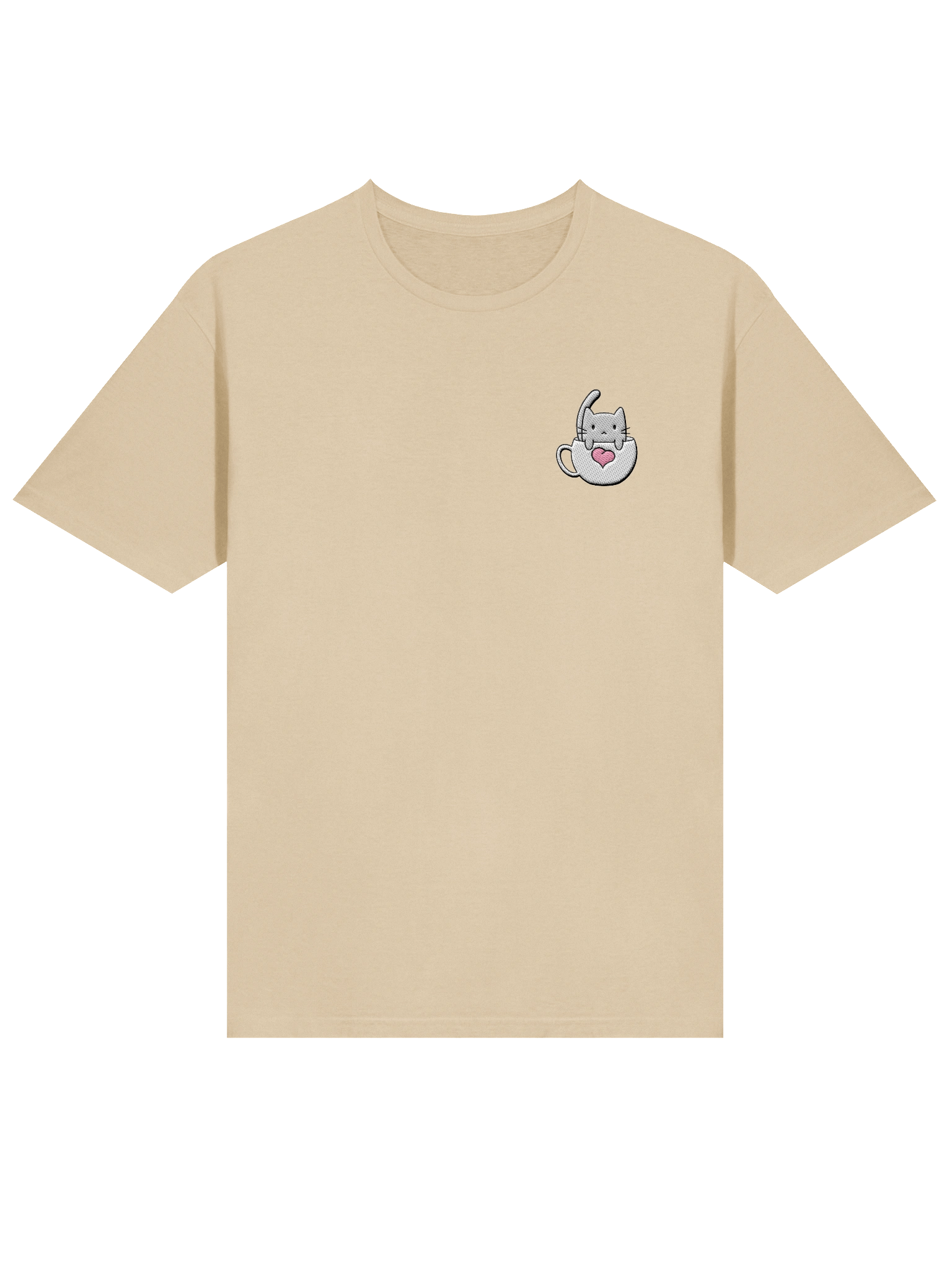 Softie's Café Logo T-Shirt || Left sided, Embroidered product image (101)